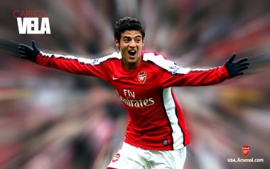 Carlos Vela Arsenal Goal Celebration