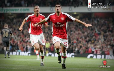 阿森纳2-1利物浦比赛瞬间（2009年10月28日英超联赛）