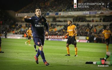 Arsenal Vs Wolverhampton Wolves Premier League Match Scene