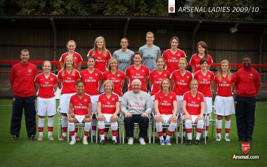 Arsenal Ladies 2009/10 Team Photo