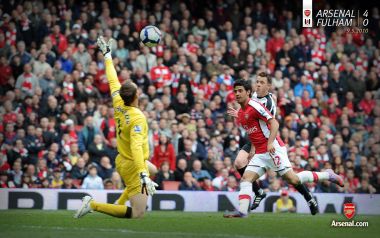 Arsenal 4 0 Fulham Match Moment 2010 Premier League