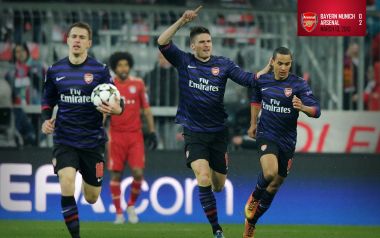 2013 Champions League Bayern Munich Vs Arsenal Match Scene