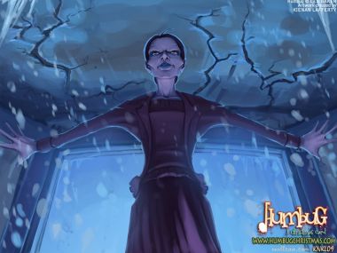 Humbug圣诞颂歌插画：Mrs. Sleet冰雪魔法