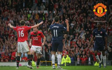 Manchester United Classic Premier League Goal Celebration