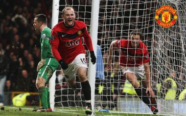 Wayne Rooney Manchester United Premier League Goal Celebration