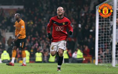 Wayne Rooney Manchester United Home Goal Celebration