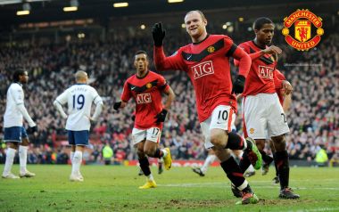 Wayne Rooney Manchester United Goal Celebration Moment