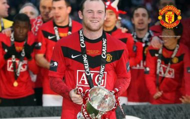 Wayne Rooney Manchester United 2010 League Cup Celebration