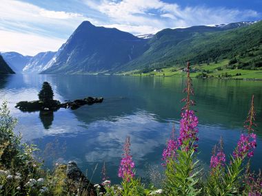 Jolstravatnet Fjord Norway Landscape