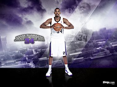 NBA萨克拉门托国王队34号Jason Thompson篮球壁纸