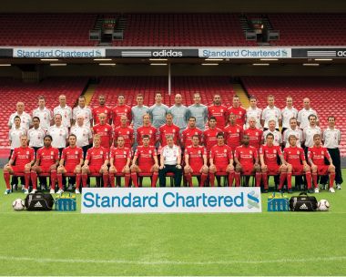 Liverpool FC 2010 Squad Photo
