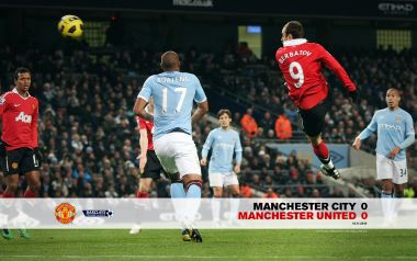 2010 Manchester Derby Man City 0 Man United 0 Football Match