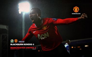 2012 Premier League Blackburn Vs Man United Goal Celebration Wallpaper