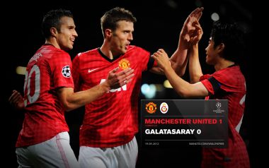 Manchester United 1 0 Galatasaray Champions League Celebration