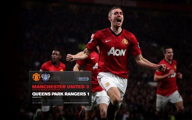 Manchester United 3 1 Queens Park Rangers Match Celebration