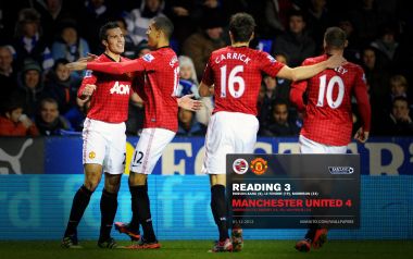 Manchester United 4 3 Reading Post Match Celebration