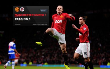Manchester United Vs Reading Match Moment 16 March 2013