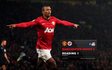 Manchester United Player Celebrating Goal In 2013 FA Cup Match Vs Reading