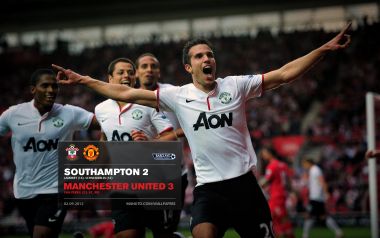 Manchester United 3 2 Southampton Premier League Celebration