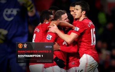 Manchester United 2 1 Southampton Match Celebration