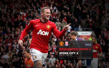 Manchester United 4 2 Stoke City Match Moment (Premier League 20 Oct 2012)