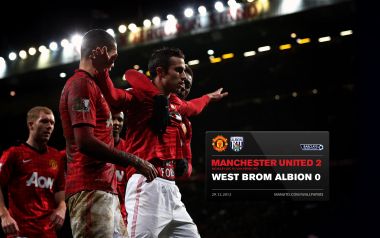 Manchester United 2 0 West Bromwich Albion Match Celebration