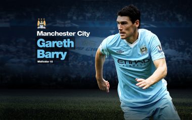 Manchester City Gareth Barry Football Official Wallpaper
