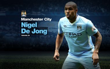 Manchester City Nigel De Jong Official Sports Wallpaper
