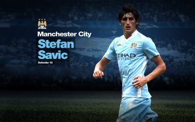 Stefan Savic Manchester City Football Player Poster