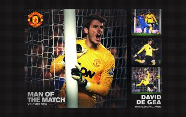 David De Gea Man Of The Match Vs Chelsea Wallpaper
