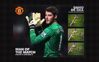 David De Gea Manchester United Goalkeeper Match Moment Wallpaper