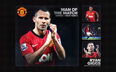 Ryan Giggs Man Of The Match Wallpaper Manchester United
