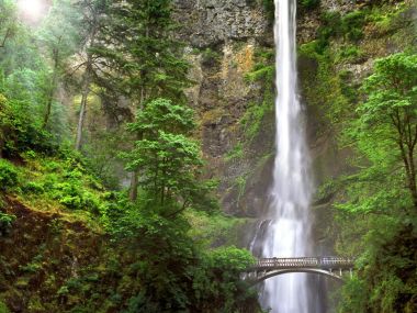 Multnomah Falls Oregon Natural Landscape