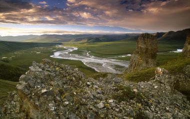 Muskeg Creek Tors Ivvavik National Park
