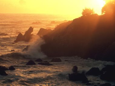 Pacific Sunset Northern California Coast
