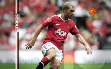 Paul Scholes Manchester United Football Match HD Wallpaper