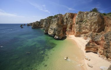 Praia Da Dona Ana Beach Algarve Portugal