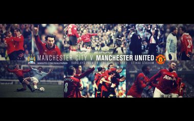 Barclays Premier League Manchester City Vs Manchester United Match Moments Collage