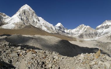 尼泊尔萨加玛塔国家公园雪山风光