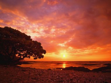 Seaside Sunset Glow