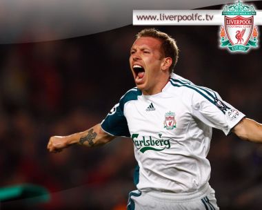 Liverpool FC Craig Bellamy Goal Celebration Sports Wallpaper
