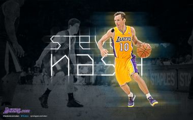 Steve Nash Los Angeles Lakers Basketball Wallpaper