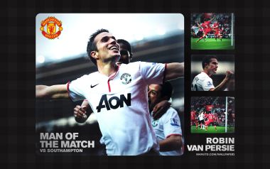 Robin Van Persie Man Of The Match Vs Southampton Manchester United Wallpaper