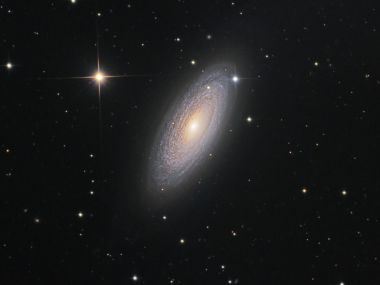 Spiral Galaxy NGC 2841 Deep Space Astrophotography Wallpaper