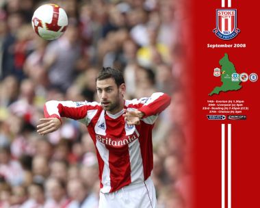 Stoke City September 2008 Premier League Match Wallpaper