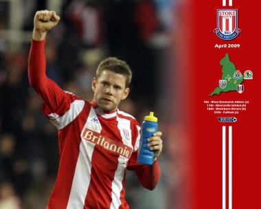 Stoke City 2009 April Premier League Football Wallpaper