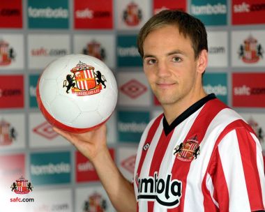 Sunderland AFC New Player Holding Custom Football Official Portrait