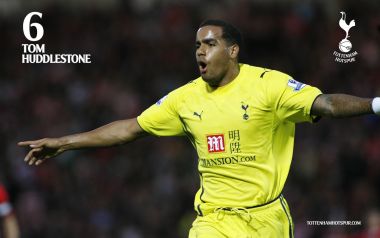Tom Huddlestone Tottenham Hotspur Football Match Celebration