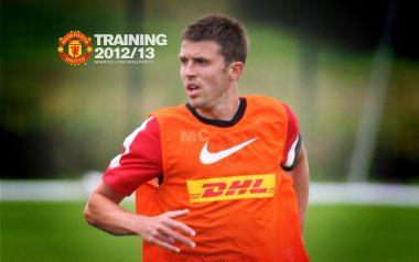 Manchester United 2012 13 Training Wallpaper (Player Carrick)