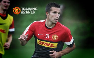 Manchester United 2012 13 Training Van Persie Football Training Photo